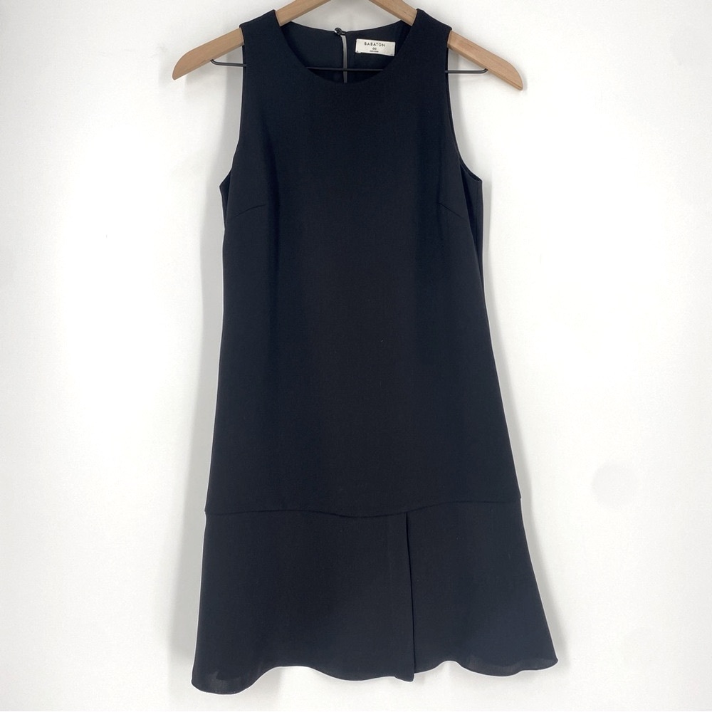 Babaton Black Sleeveless Mini Dress